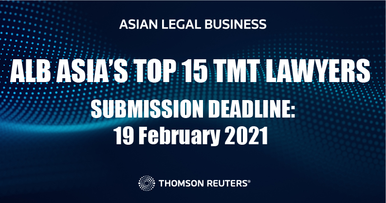ALB Asia’s Top 15 TMT Lawyers 2021